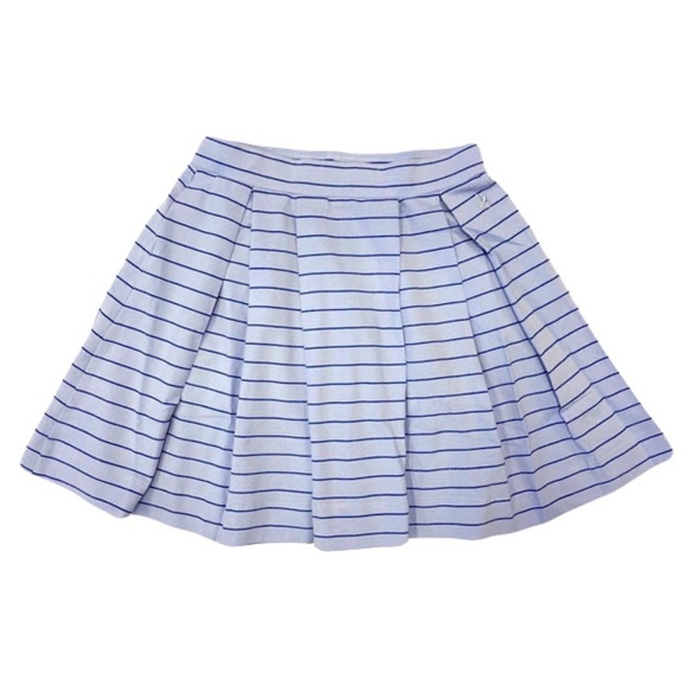 BOAST Women's Light Blue
Pinstripe Pleated Tennis‎ Style Skirt NWOT